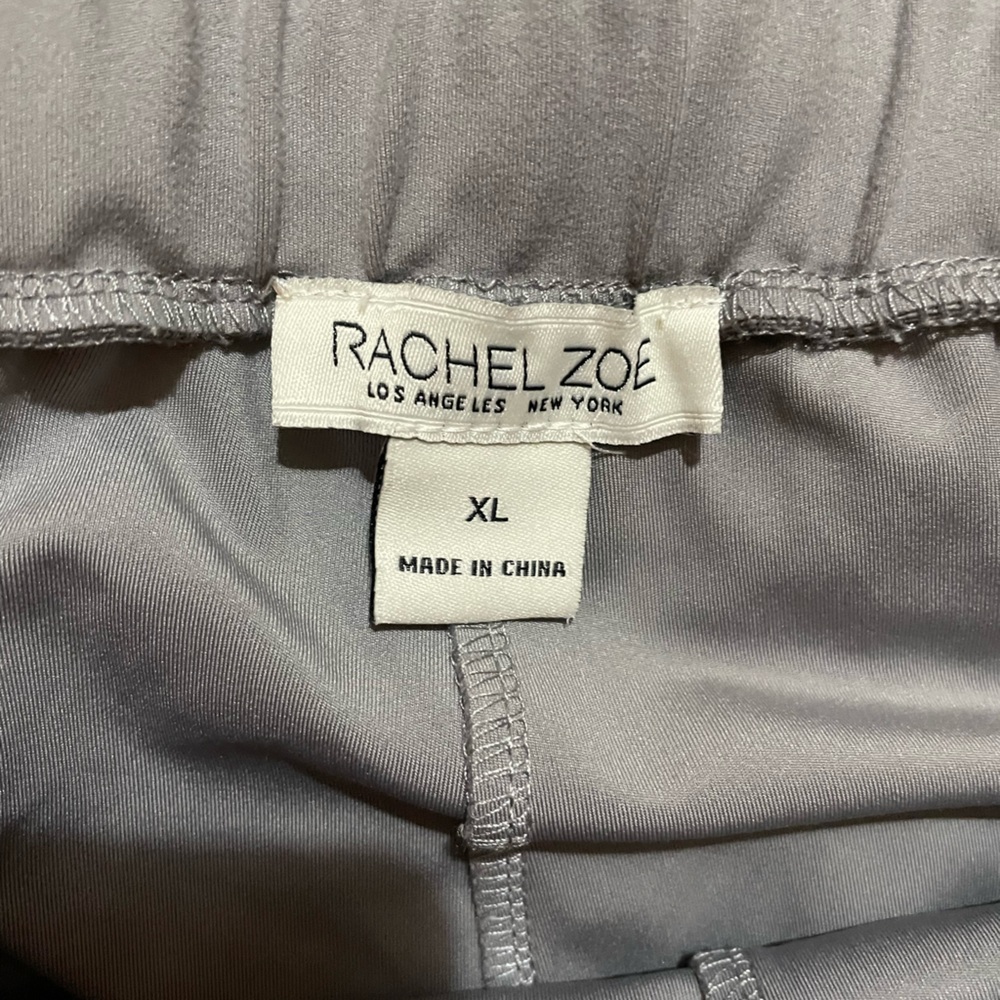 Rachel Zoe Sweatpants - Gray with Functional Drawstring and Cuffed Ankles - Picture 3 of 4